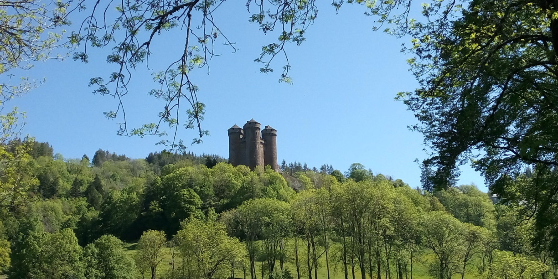 Château d'Anjony à quelques kms de la Maison du Chevalier des Huttes à Vic sur Cère