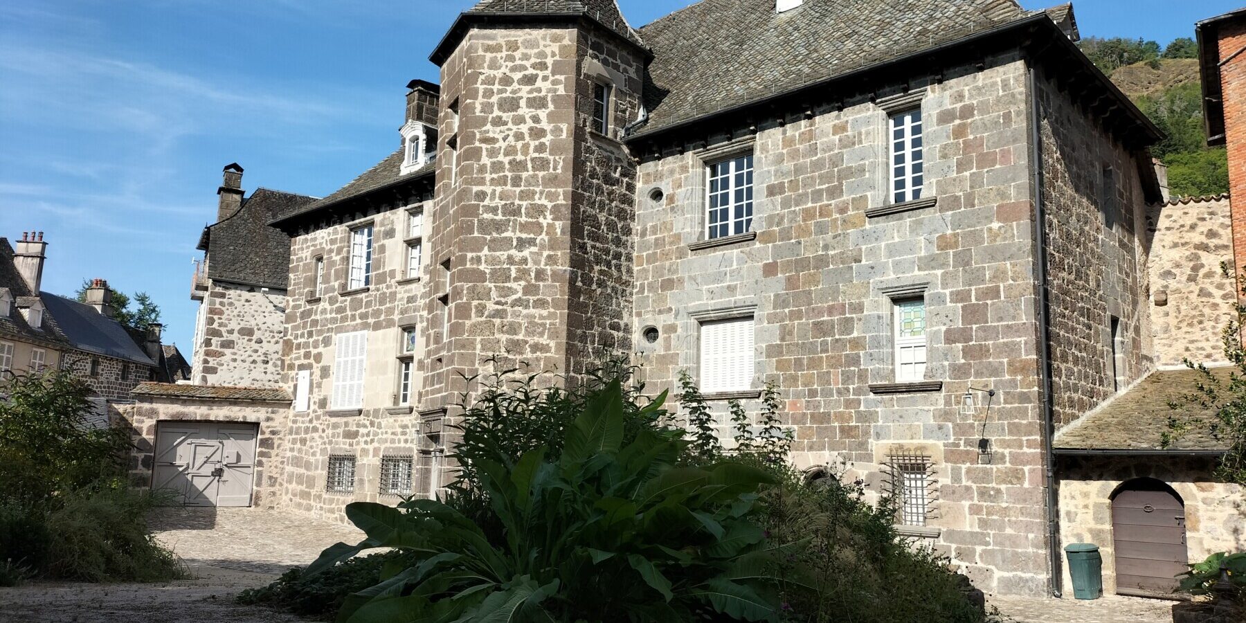 Plantes à la Maison du Chevalier des Huttes à Vic sur Cère